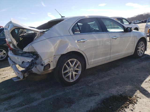 3FAHP0JA2CR341657 - 2012 FORD FUSION SEL WHITE photo 3