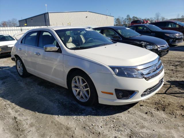 3FAHP0JA2CR341657 - 2012 FORD FUSION SEL WHITE photo 4