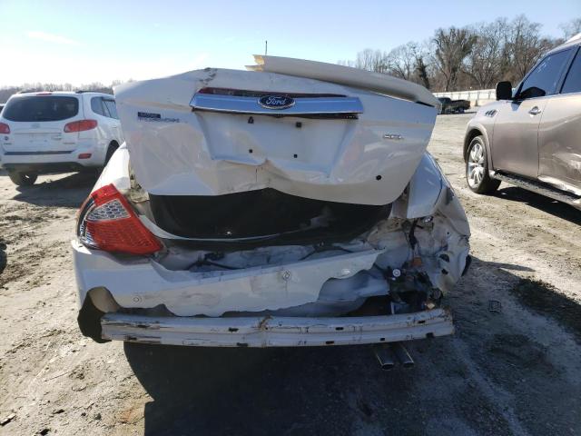 3FAHP0JA2CR341657 - 2012 FORD FUSION SEL WHITE photo 6