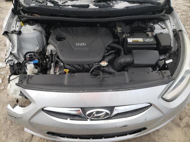 KMHCU4AE9EU603950 - 2014 HYUNDAI ACCENT GLS SILVER photo 11