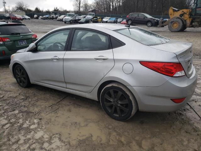 KMHCU4AE9EU603950 - 2014 HYUNDAI ACCENT GLS SILVER photo 2