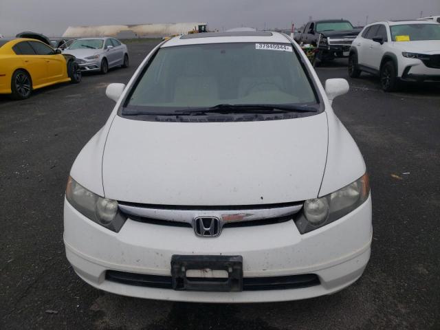 1HGFA15877L142268 - 2007 HONDA CIVIC EX WHITE photo 5