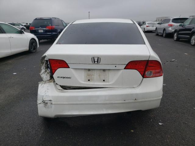 1HGFA15877L142268 - 2007 HONDA CIVIC EX WHITE photo 6