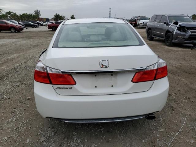 1HGCR2F33EA257687 - 2014 HONDA ACCORD LX WHITE photo 6