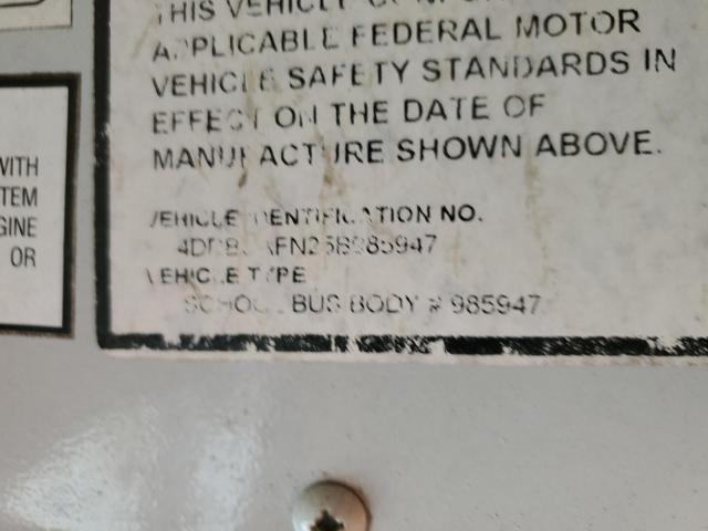 4DRBUAFN25B985947 - 2005 IC CORPORATION 3000 ყვითელი ფოტო 10