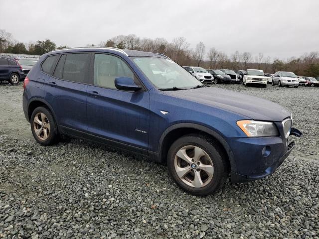 5UXWX5C51CL725411 - 2012 BMW X3 XDRIVE28I BLUE photo 4