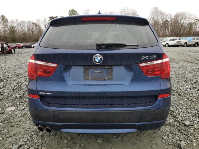 5UXWX5C51CL725411 - 2012 BMW X3 XDRIVE28I BLUE photo 6