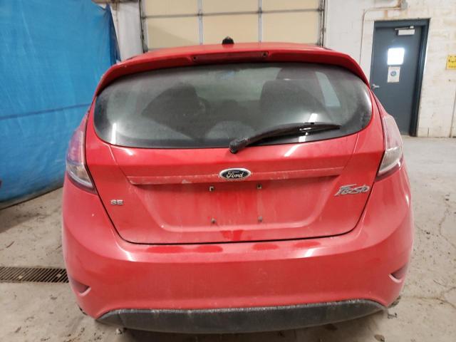 3FADP4EJ5FM205072 - 2015 FORD FIESTA SE RED photo 6