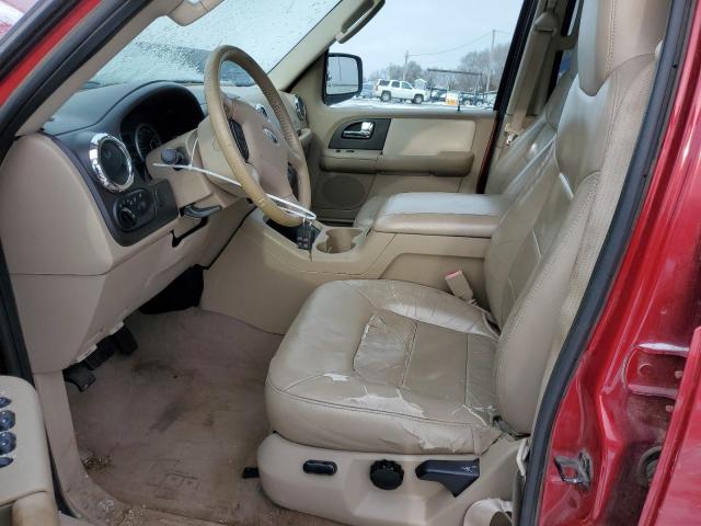 1FMPU16515LA99358 - 2005 FORD EXPEDITION XLT RED photo 7