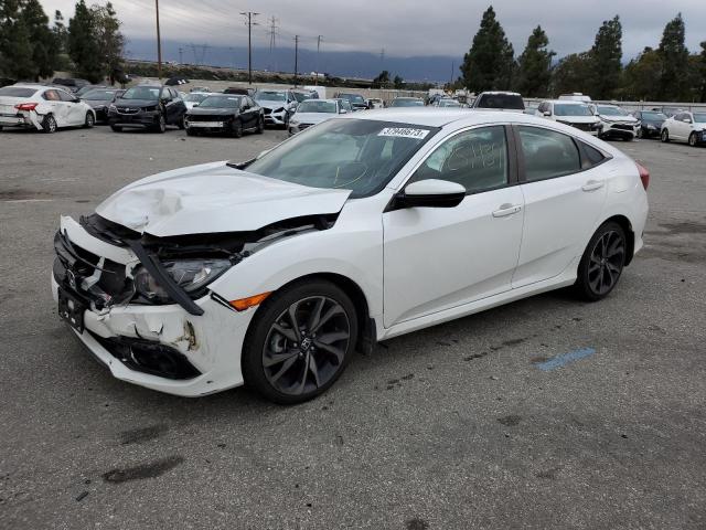 2HGFC2F88MH502297 - 2021 HONDA CIVIC SPORT Weiß Foto 1