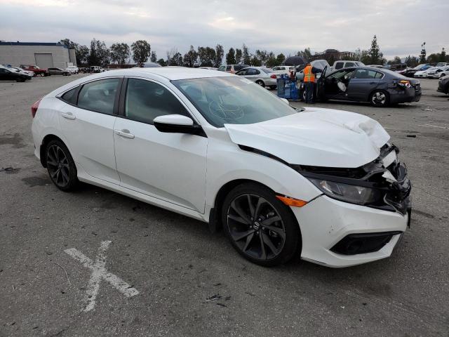 2HGFC2F88MH502297 - 2021 HONDA CIVIC SPORT WHITE photo 4