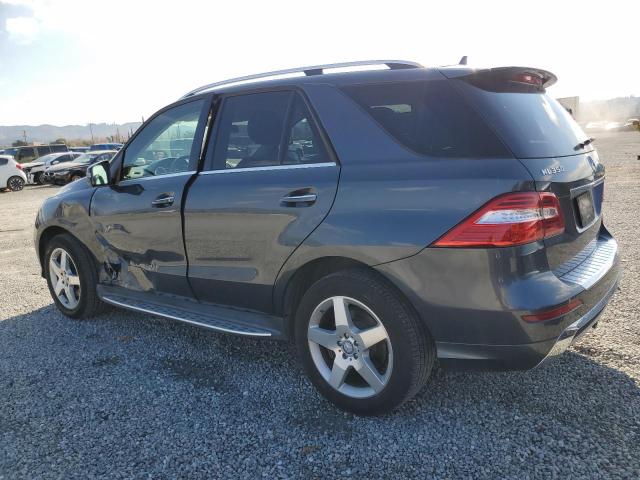 4JGDA5JB8FA611873 - 2015 MERCEDES-BENZ ML 350 GRAY photo 2