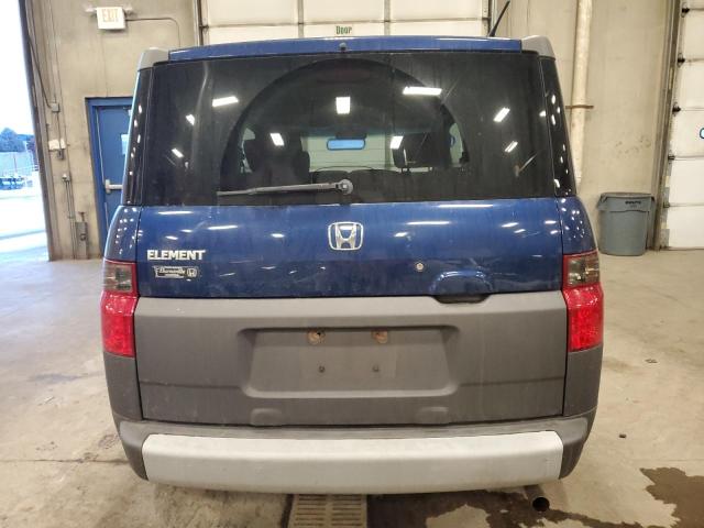 5J6YH17583L018763 - 2003 HONDA ELEMENT EX BLUE photo 6