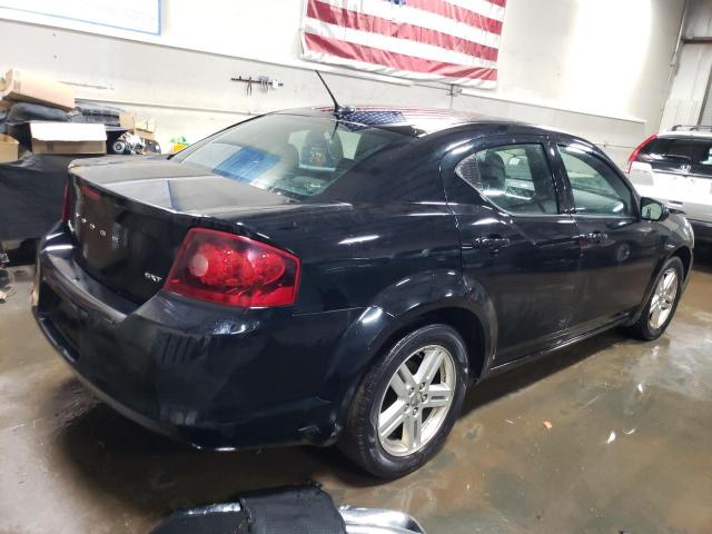 1C3CDZCB9DN655841 - 2013 DODGE AVENGER SXT BLACK photo 3