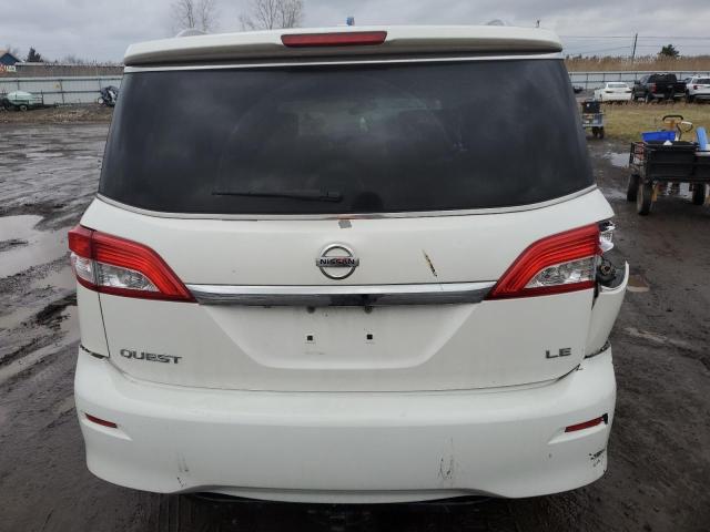 JN8AE2KPXC9048847 - 2012 NISSAN QUEST S WHITE photo 6