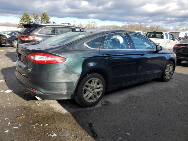 3FA6P0HD1ER223433 - 2014 FORD FUSION SE BLUE photo 3