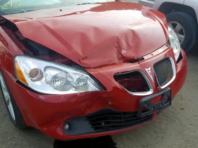 1G2ZH358064288690 - 2006 PONTIAC G6 GT RED photo 9