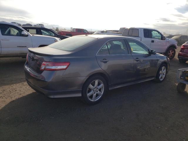 4T1BK3EK1AU098931 - 2010 TOYOTA CAMRY SE GRAY photo 3