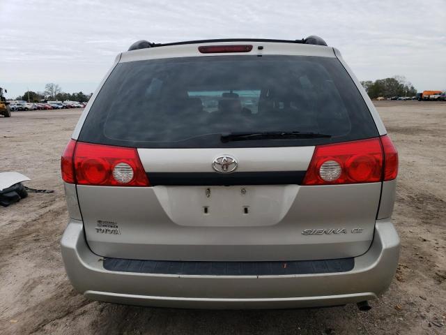 5TDZK23C67S045664 - 2007 TOYOTA SIENNA CE SILVER photo 6