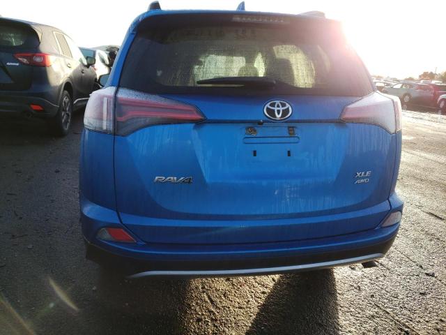 2T3RFREV6JW814505 - 2018 TOYOTA RAV4 ADVENTURE BLUE photo 6