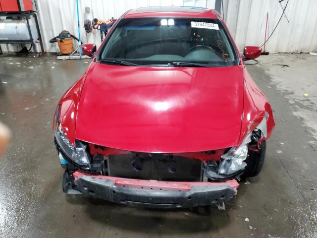 1HGCS22819A010423 - 2009 HONDA ACCORD EXL RED photo 5