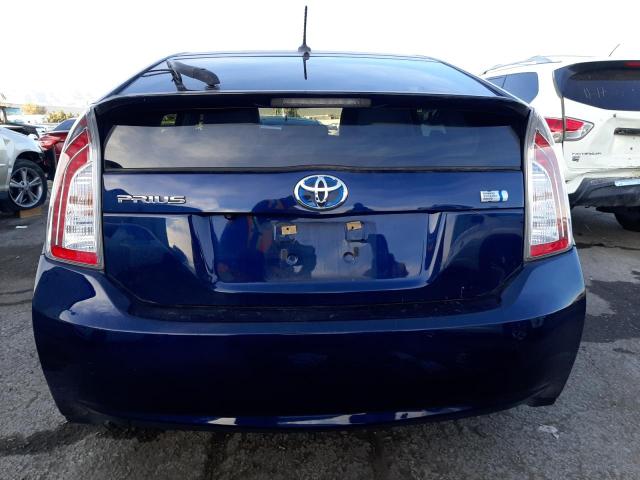 JTDKN3DU5D1718541 - 2013 TOYOTA PRIUS BLUE photo 6