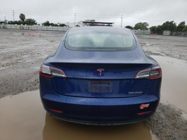 5YJ3E1EA8LF792376 - 2020 TESLA MODEL 3 BLUE photo 6