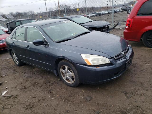 JHMCN36435C013601 - 2005 HONDA ACCORD HYBRID BLUE photo 4