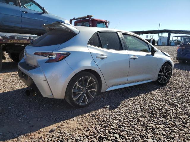 JTNK4RBE2K3018863 - 2019 TOYOTA COROLLA SE SILVER photo 3