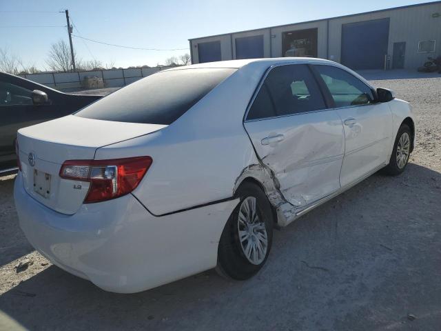 4T4BF1FK8ER416966 - 2014 TOYOTA CAMRY L WHITE photo 3