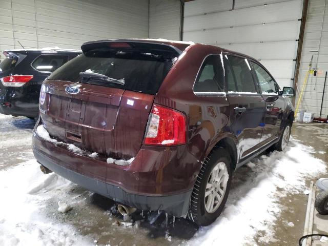 2FMDK3GC9CBA59690 - 2012 FORD EDGE SE BURGUNDY photo 3