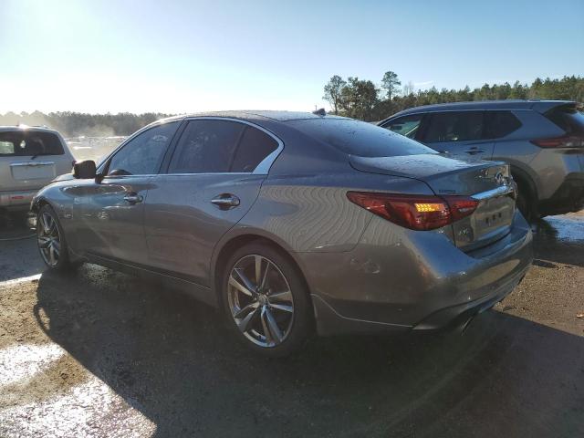 JN1EV7AR4KM591249 - 2019 INFINITI Q50 LUXE SILVER photo 2