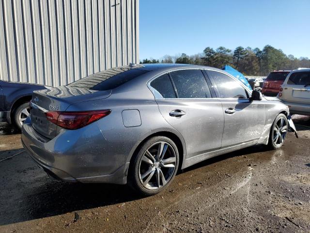 JN1EV7AR4KM591249 - 2019 INFINITI Q50 LUXE SILVER photo 3