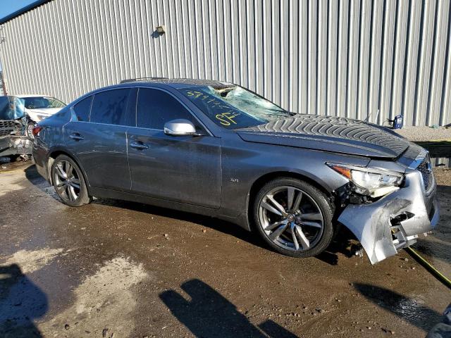 JN1EV7AR4KM591249 - 2019 INFINITI Q50 LUXE SILVER photo 4