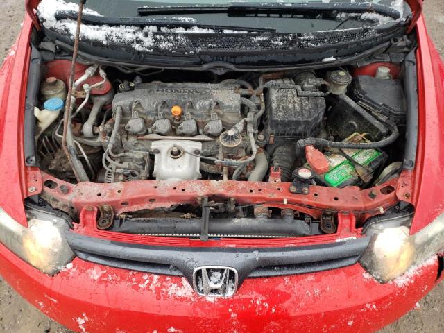 2HGFG11656H013573 - 2006 HONDA CIVIC LX RED photo 11