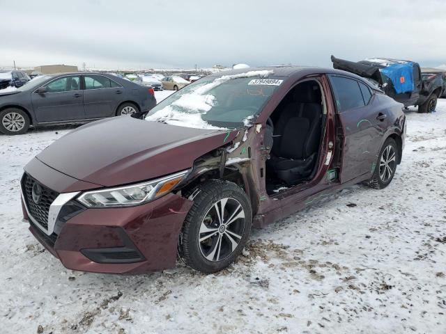 3N1AB8CV5LY272481 - 2020 NISSAN SENTRA SV PURPLE photo 1