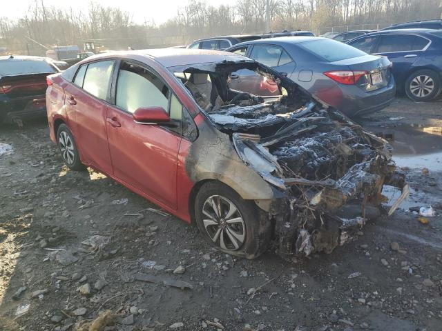 JTDKARFP8K3110665 - 2019 TOYOTA PRIUS PRIM 红色 照片 4