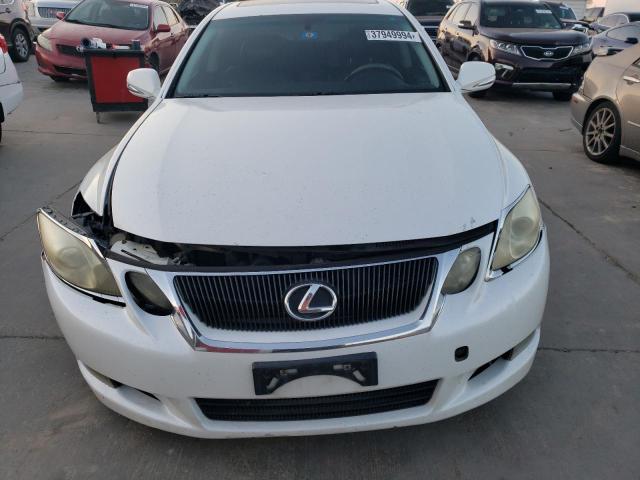 JTHBE96S280037231 - 2008 LEXUS GS 350 WHITE photo 5