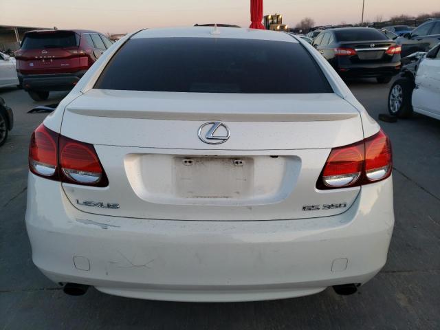 JTHBE96S280037231 - 2008 LEXUS GS 350 WHITE photo 6