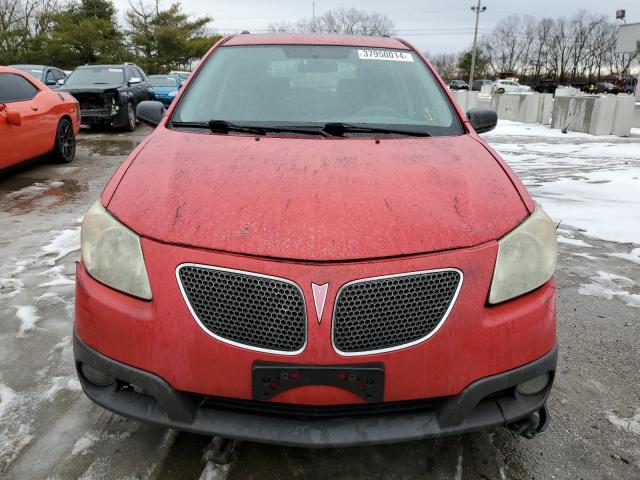 5Y2SL65826Z441487 - 2006 PONTIAC VIBE RED photo 5