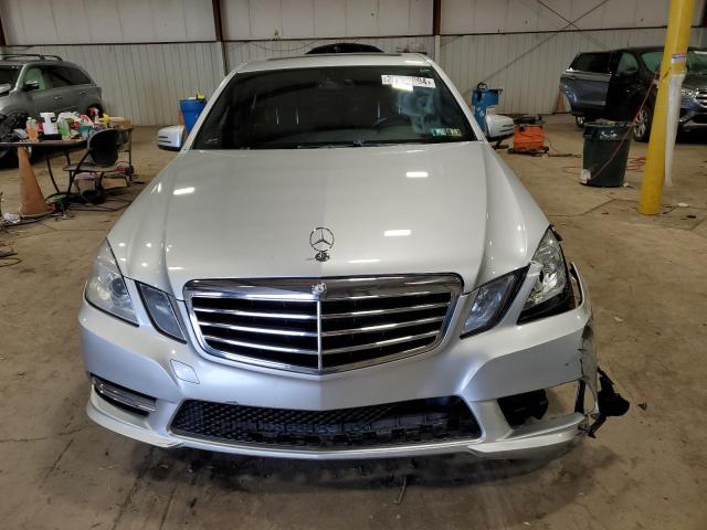 WDDHF8JB8DA704209 - 2013 MERCEDES-BENZ E 350 4MATIC SILVER photo 5