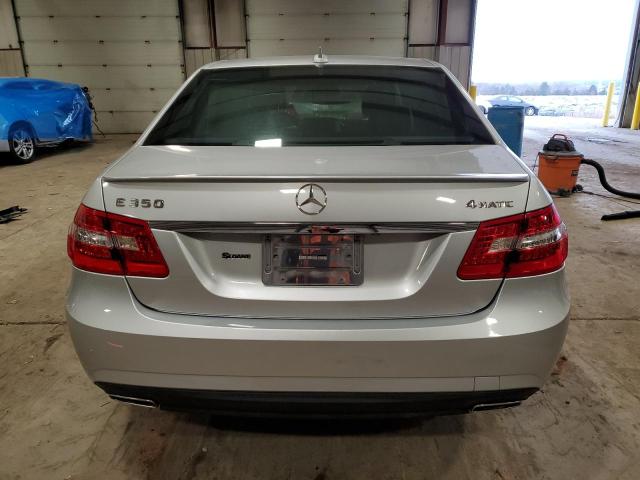 WDDHF8JB8DA704209 - 2013 MERCEDES-BENZ E 350 4MATIC SILVER photo 6