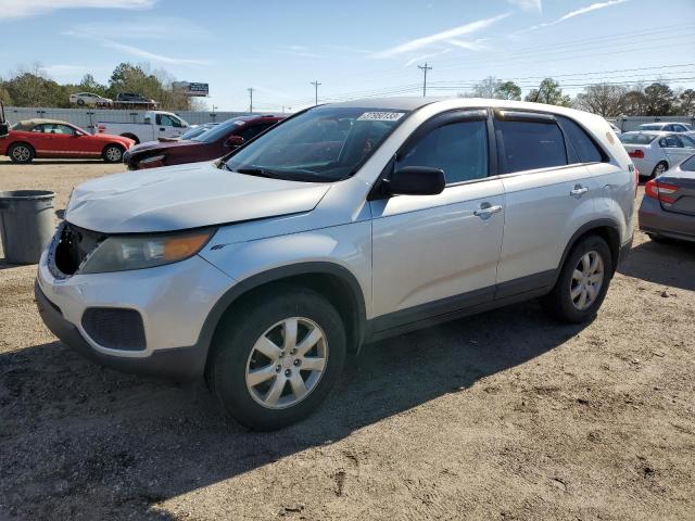 5XYKT3A15BG153060 - 2011 KIA SORENTO BASE SILVER photo 1