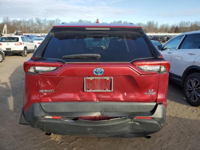 JTMMWRFV8LD070852 - 2020 TOYOTA RAV4 LE BURGUNDY photo 6