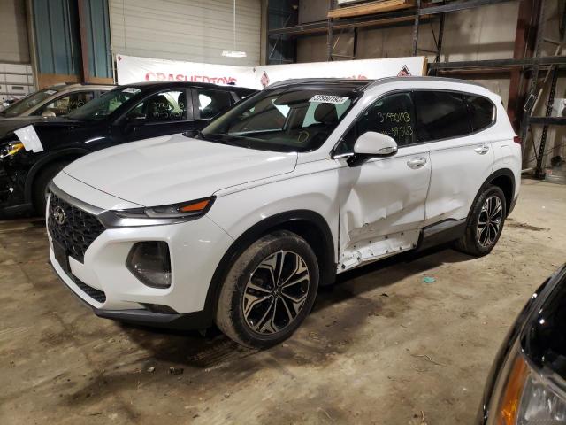 5NMS53AA6KH021652 - 2019 HYUNDAI SANTA FE LIMITED WHITE photo 1