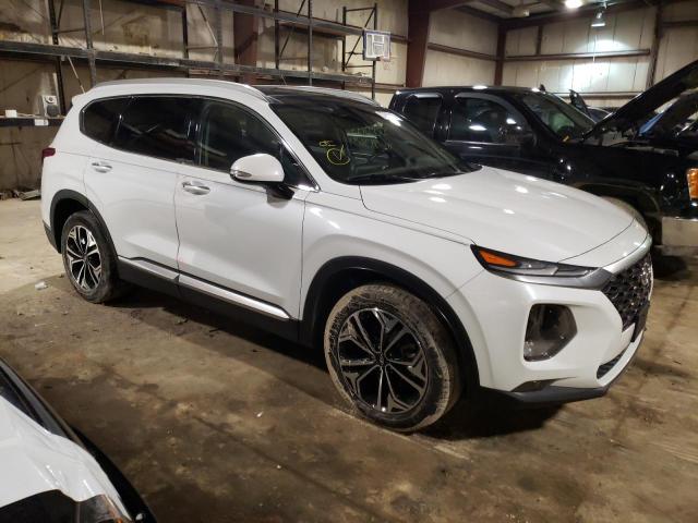 5NMS53AA6KH021652 - 2019 HYUNDAI SANTA FE LIMITED WHITE photo 4