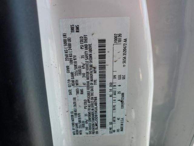 5LMCJ3D91KUL49788 - 2019 LINCOLN MKC RESERVE Ağ foto 13