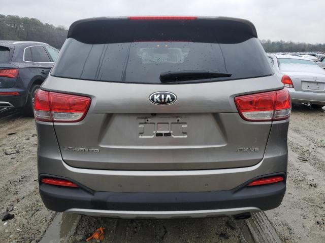 5XYPHDA51GG163480 - 2016 KIA SORENTO EX GRAY photo 6