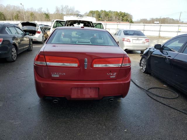 3LNHL2JC0AR605566 - 2010 LINCOLN MKZ RED photo 6