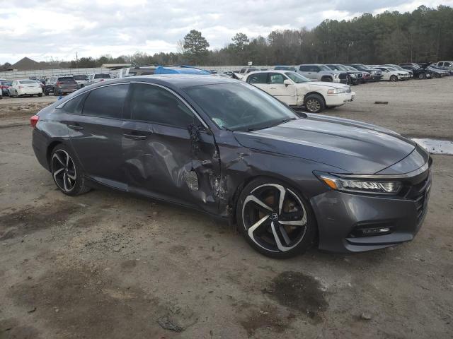 1HGCV2F33JA019179 - 2018 HONDA ACCORD SPORT GRAY photo 4